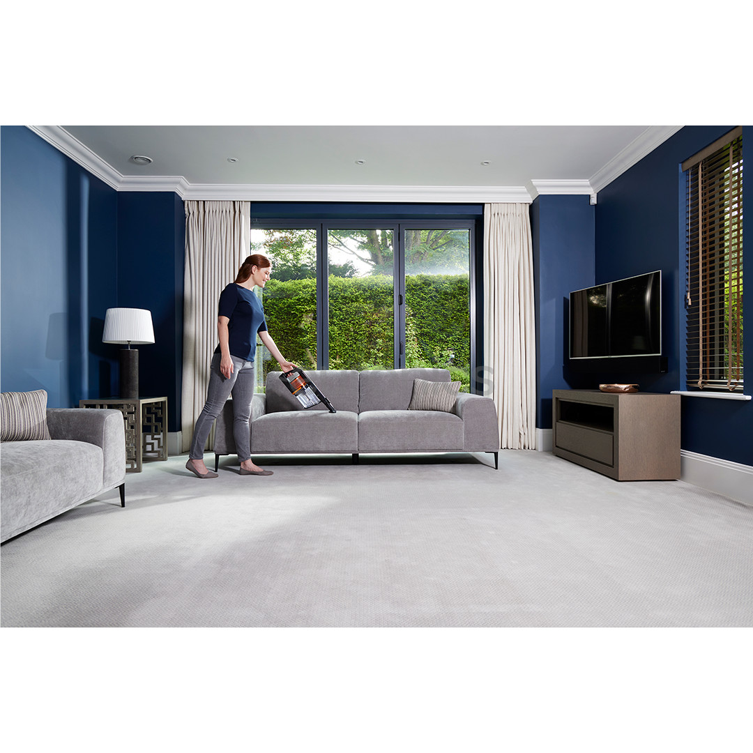 Shark Anti Hair Wrap, melna/vara - Bezvadu putekļu sūcējs