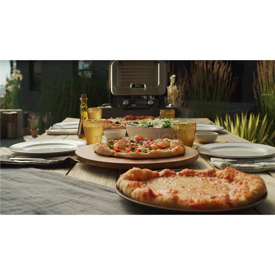 Ninja Woodfire, красный - Электрическая уличная печь для пиццы