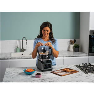 Ninja 3-in-1, Auto IQ, 1200 W, sudraba/melna - Virtuves kombains