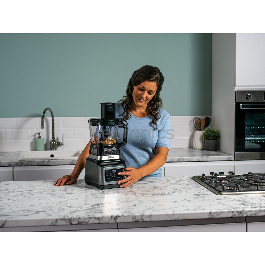 Ninja 3-in-1, Auto IQ, 1200 W, sudraba/melna - Virtuves kombains