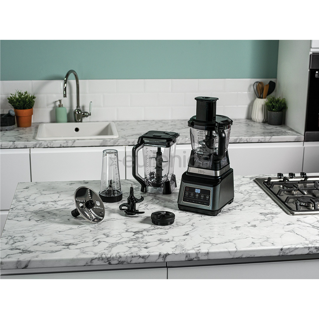 Ninja 3-in-1, Auto IQ, 1200 W, sudraba/melna - Virtuves kombains