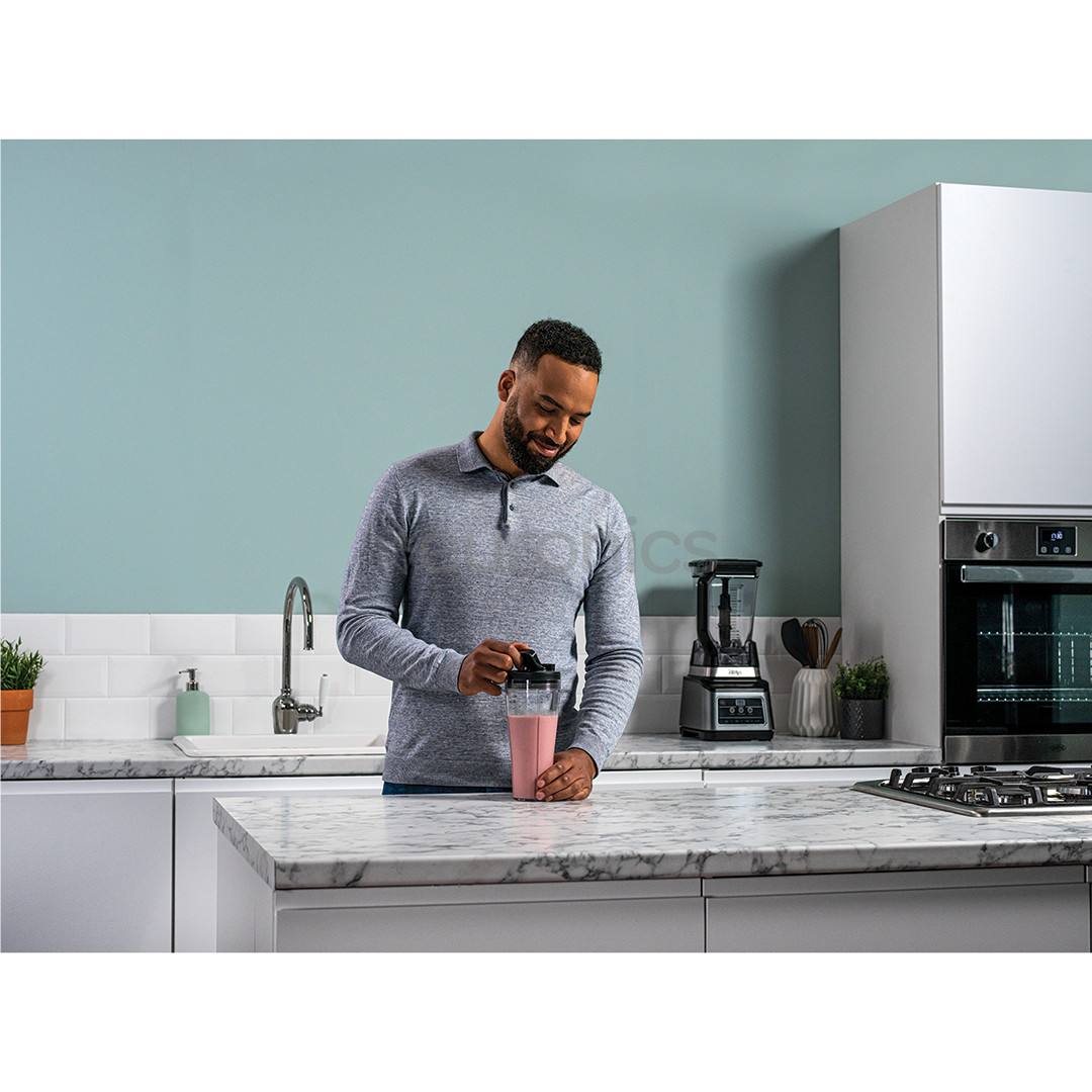 Ninja 2-in-1, Auto IQ, 1200 Вт, серебристый/черный - Блендер