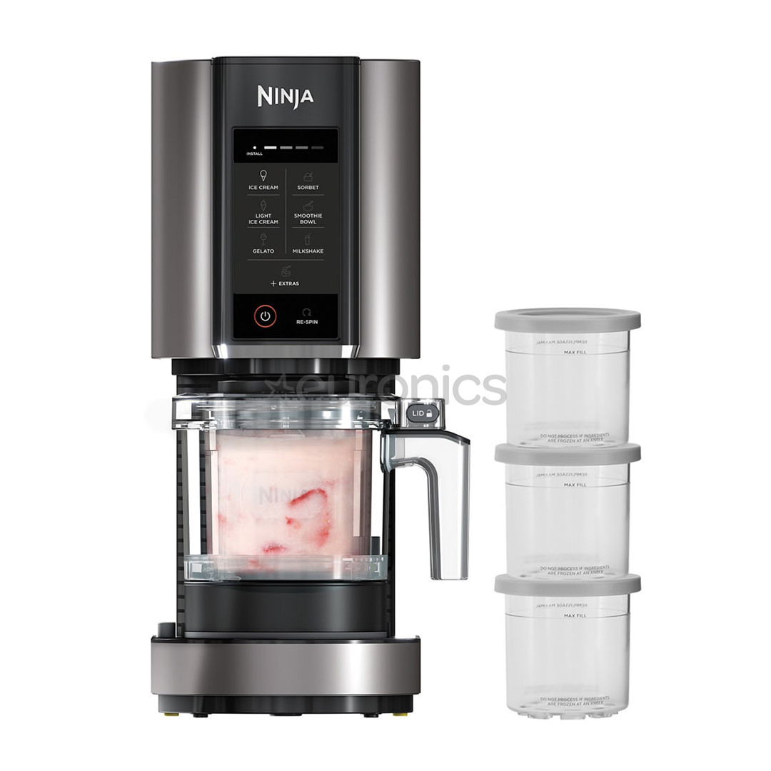 Ninja CREAMi, black/silver - Ice cream maker