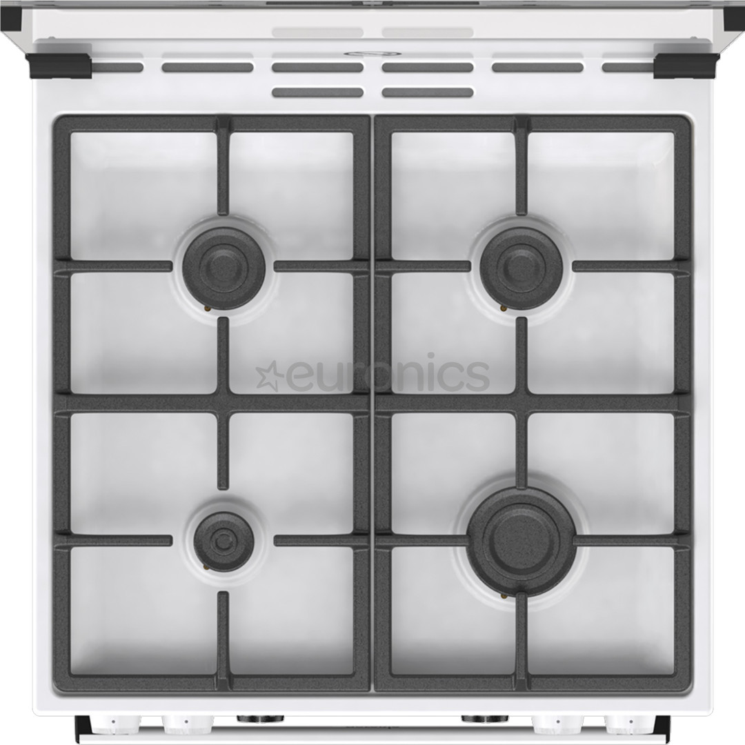 Gorenje, 71 L, width 60 cm, white - Gas cooker with electric oven