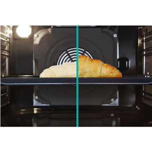 Gorenje, 71 L, width 60 cm, white - Gas cooker with electric oven