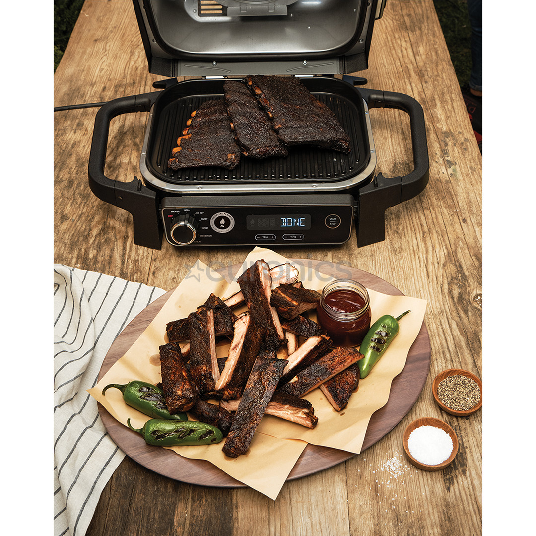 Ninja Woodfire, черный - Электрический уличный гриль