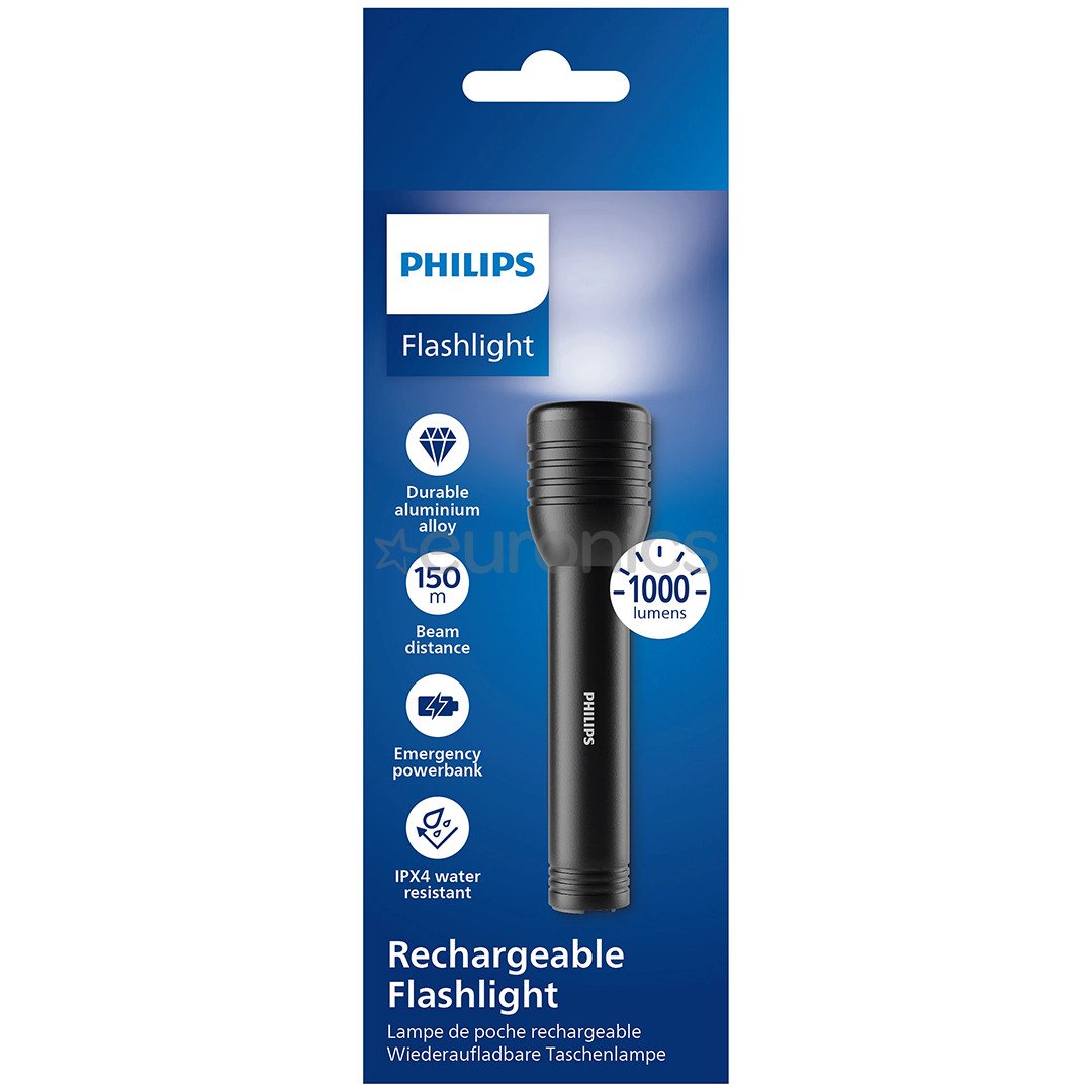 Philips Torch, melna - Lukturis