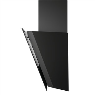 Whirlpool, 740 m³/h, platums 60 cm, melna - Tvaika nosūcējs