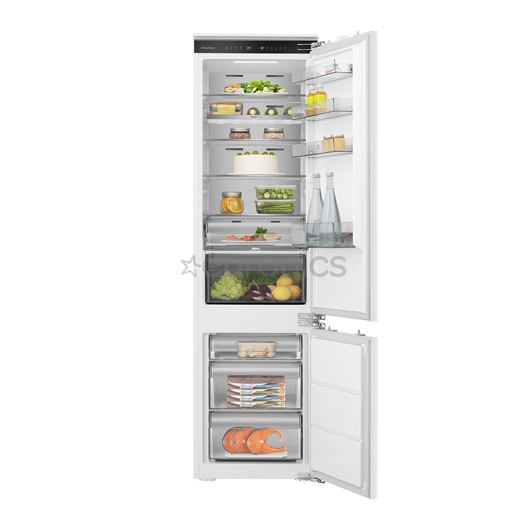 Hisense, NoFrost Dual, 284 L, height 194 cm - Built-in Refrigerator