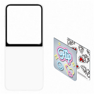 Samsung Flipsuit Case, Galaxy Flip6, caurspīdīga - Apvalks viedtālrunim
