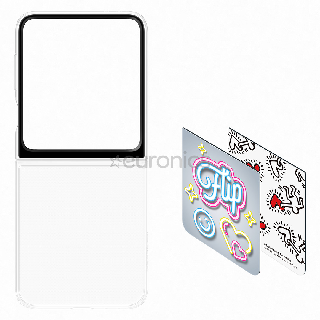 Samsung Flipsuit Case, Galaxy Flip6, balta - Apvalks viedtālrunim