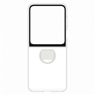 Samsung Clear Case, Galaxy Flip6, прозрачный - Чехол EF-QF741CTEGWW