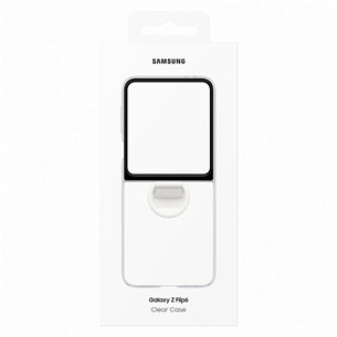 Samsung Clear Case, Galaxy Flip6, прозрачный - Чехол