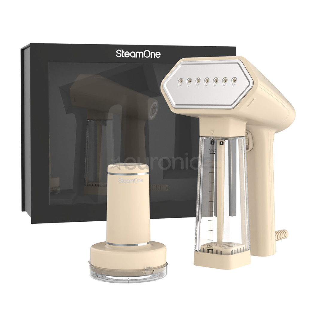 SteamOne, beige - Portable steamer + lint remover SN200B+CREAMRP