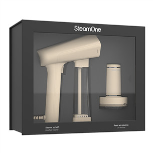 SteamOne, beige - Portable steamer + lint remover