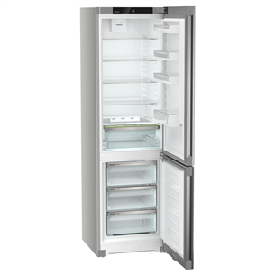 Liebherr, Pure NoFrost, 371 L, augstums 202 cm, sudraba - Ledusskapis