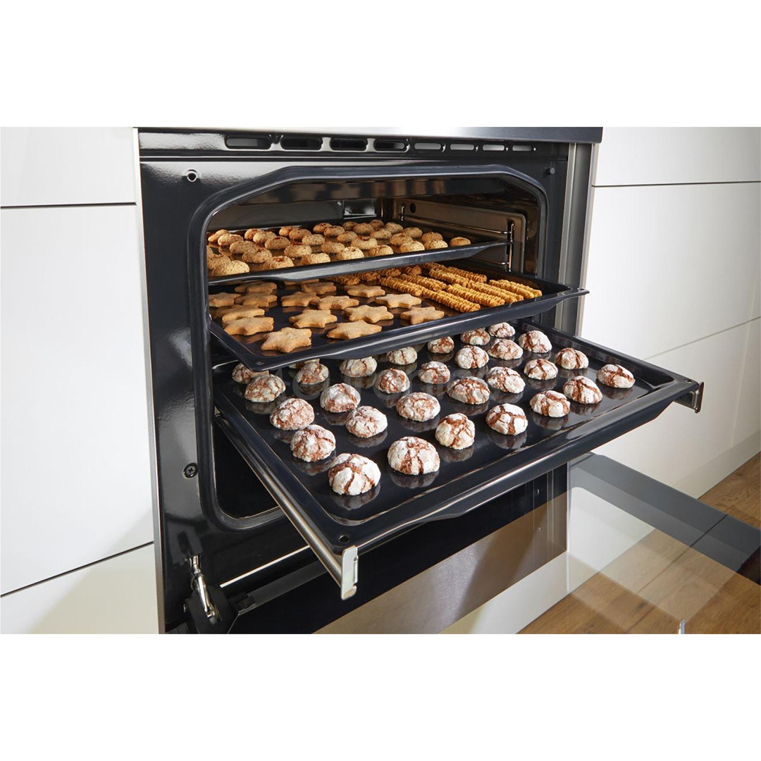 Gorenje, 70 L, width 50 cm, inox - Ceramic cooker with electric oven