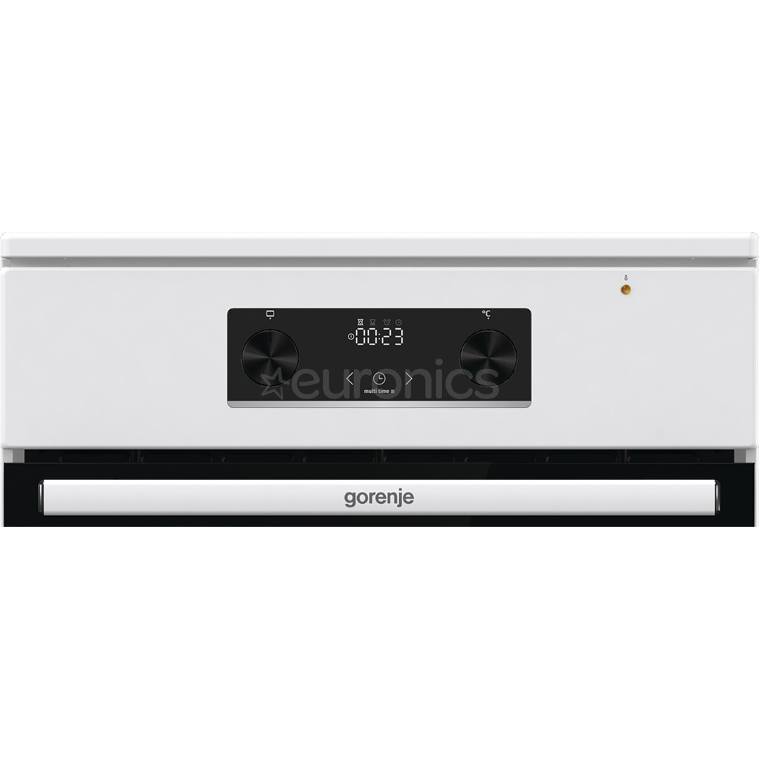 Gorenje, 70 L, width 50 cm, white - Induction cooker with electric oven