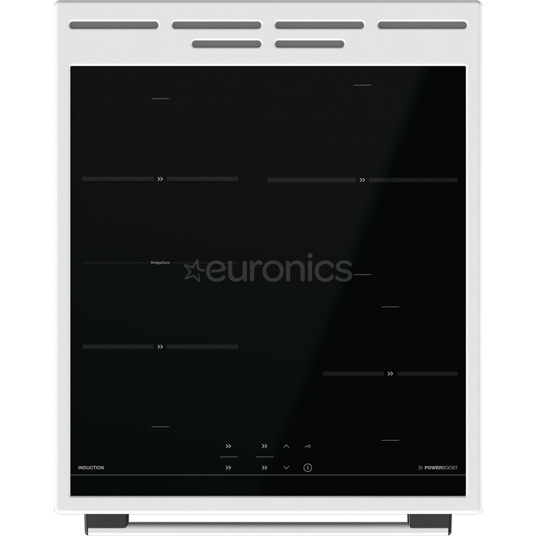 Gorenje, 70 L, width 50 cm, white - Induction cooker with electric oven