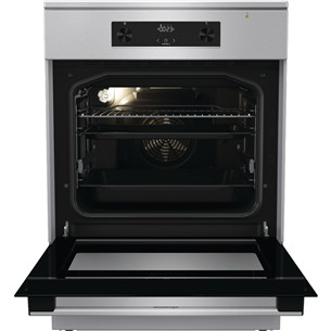 Gorenje, 71 L, width 60 cm, inox - Induction cooker with electric oven