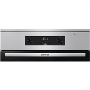 Gorenje, 71 L, width 60 cm, inox - Induction cooker with electric oven
