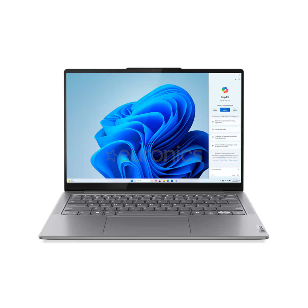 Lenovo Yoga Slim 7 14IMH9, 14'', WUXGA, OLED, Core Ultra 7, 32 GB, 1 TB, ENG, pelēka - Portatīvais dators