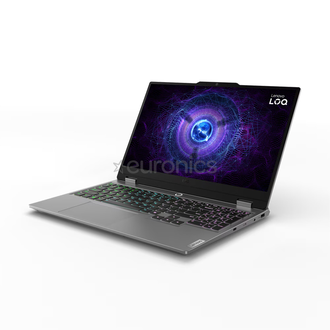 Lenovo LOQ 15IAX9, 15.6'', FHD, 144 Hz, i5, 24 GB, 1 TB, RTX 4060, ENG, gray - Notebook