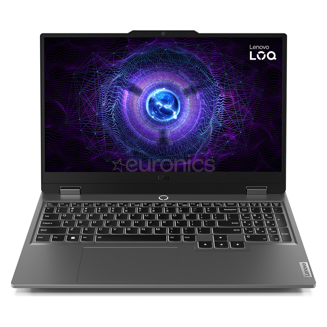 Lenovo LOQ 15IAX9, 15.6'', FHD, 144 Hz, i5, 24 GB, 512 GB, RTX 4050, ENG, pelēka - Portatīvais dators