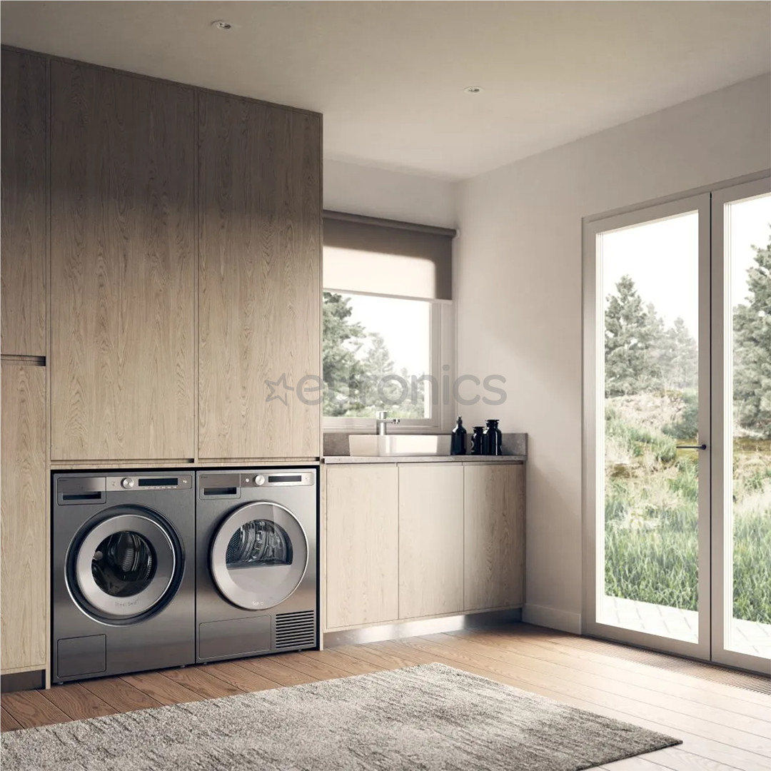 Asko, 8 kg, depth 56,8 cm - Clothes dryer