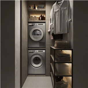 Asko, 8 kg, depth 56,8 cm - Clothes dryer