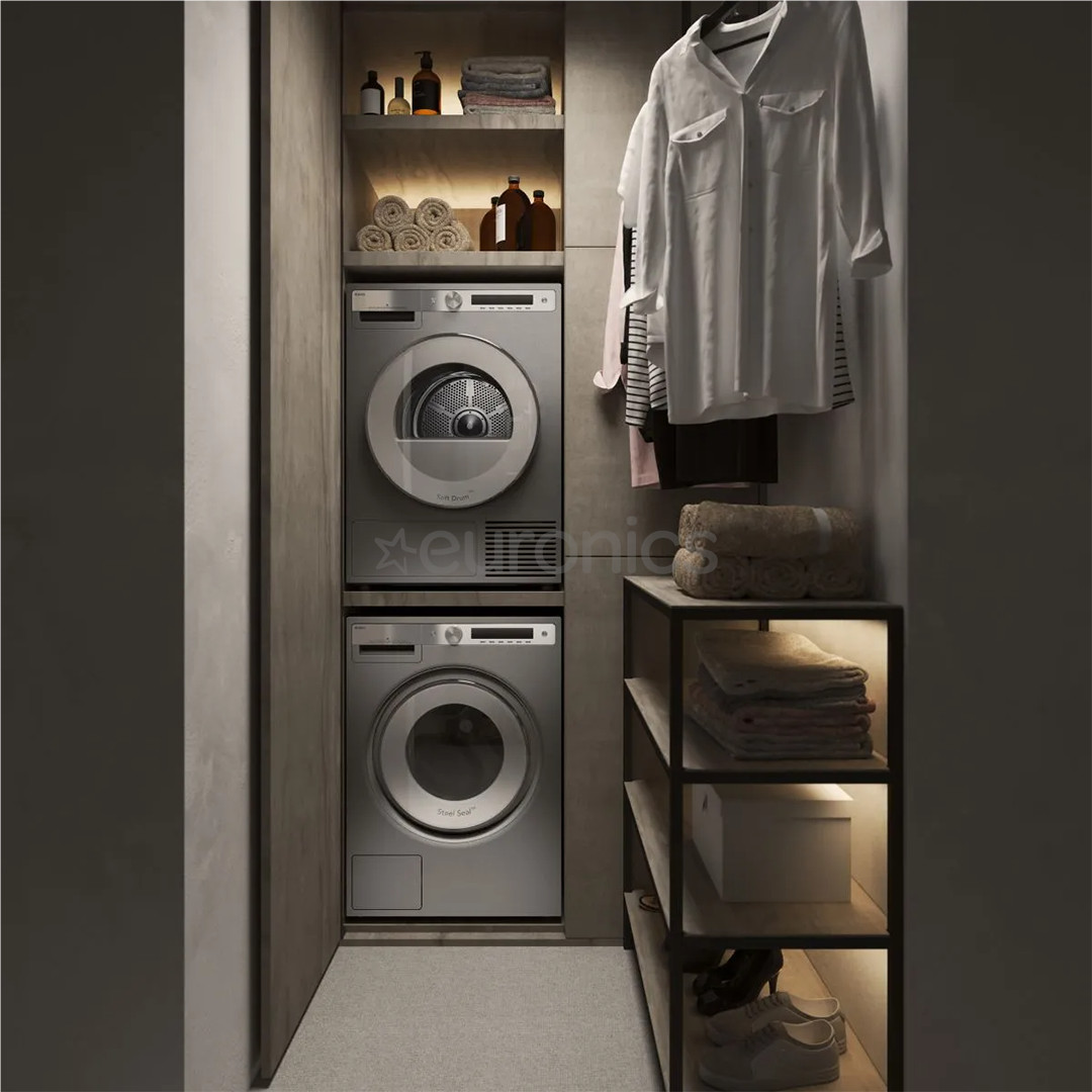 Asko, 8 kg, depth 56,8 cm - Clothes dryer