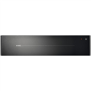 Asko, black - Built-in Warming drawer