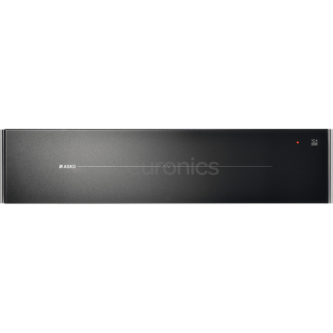 Asko, black - Built-in Warming drawer ODW8128G