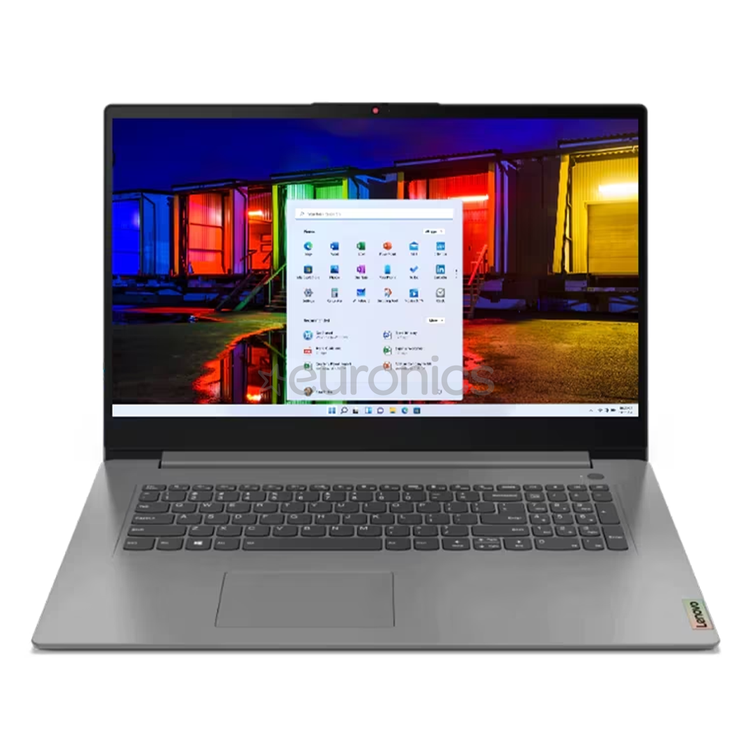 Lenovo IdeaPad 3 17ALC6, Ryzen 5, 8 ГБ, 512 ГБ, SWE, серый - Ноутбук