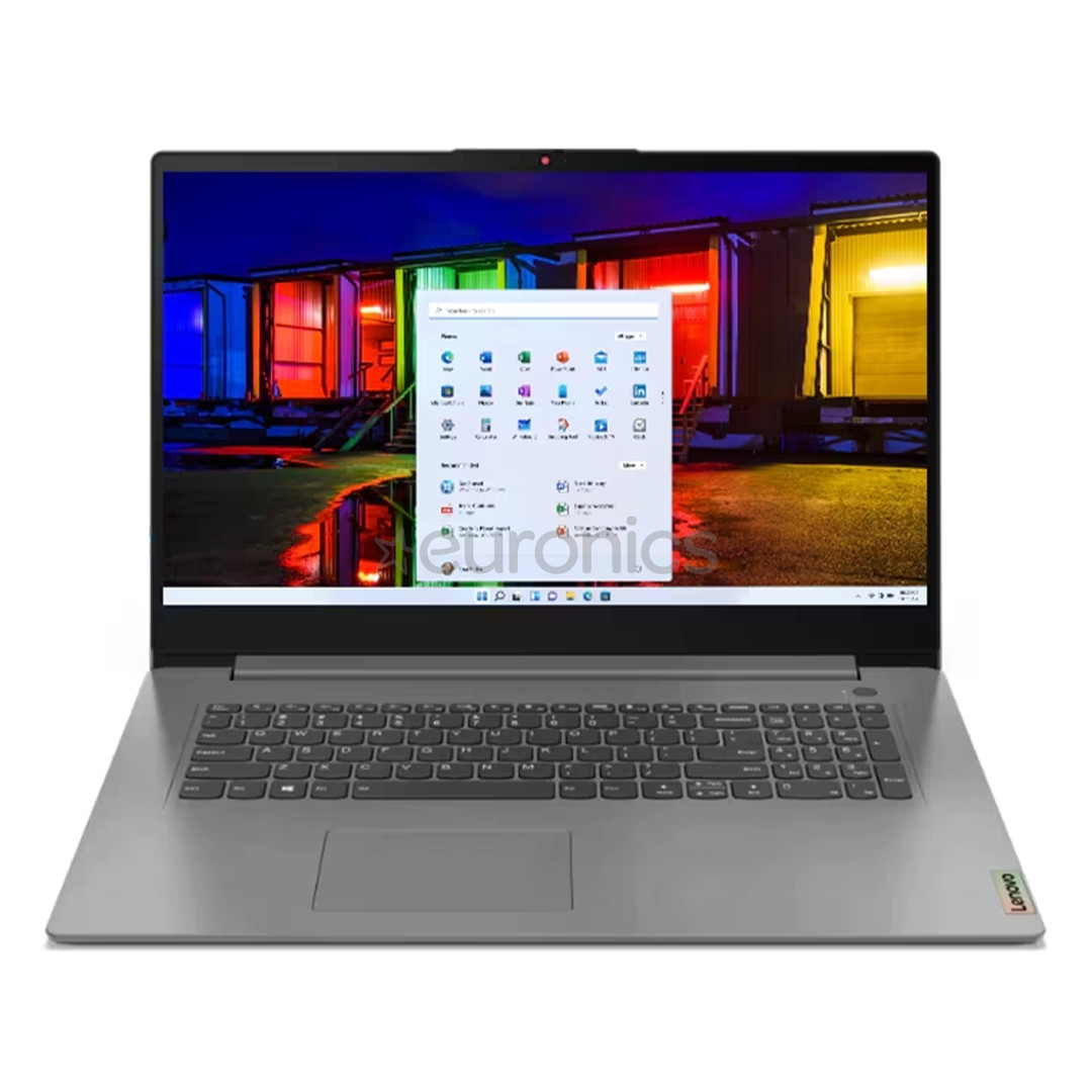 Lenovo IdeaPad 3 17ALC6, Ryzen 5, 8 GB, 512 GB, ENG, pelēka - Portatīvais dators