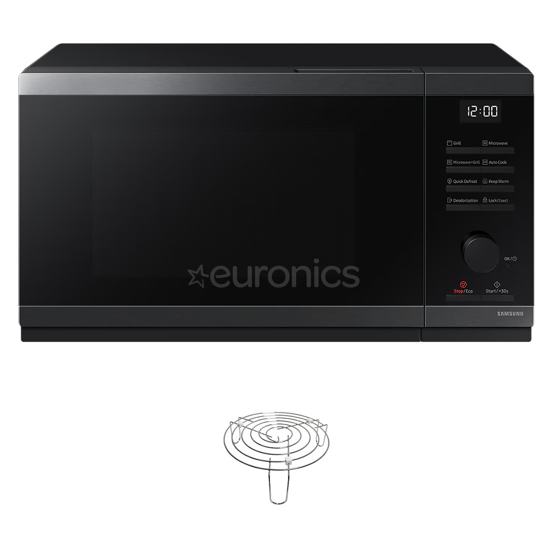 Samsung, 23 L, melna - Mikroviļņu krāsns ar grilu