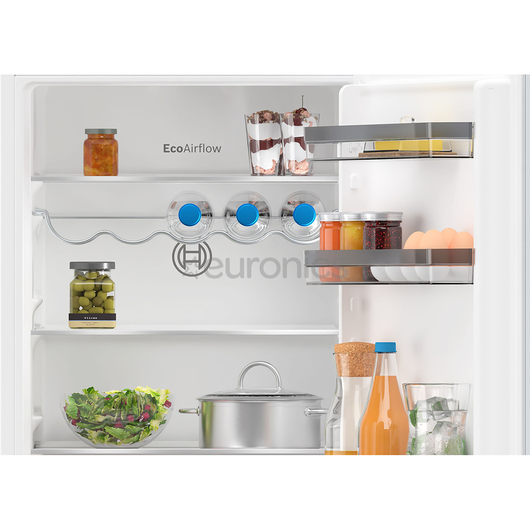 Bosch, Series 4, NoFrost, 260 L, height 178 cm - Built-in Refrigerator