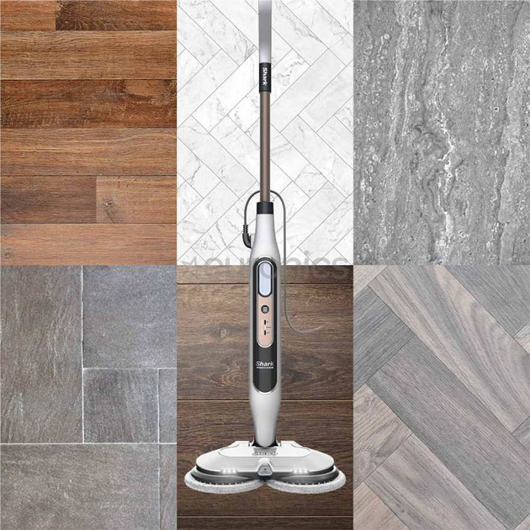 Shark Steam & Scrub, white - Steam mop