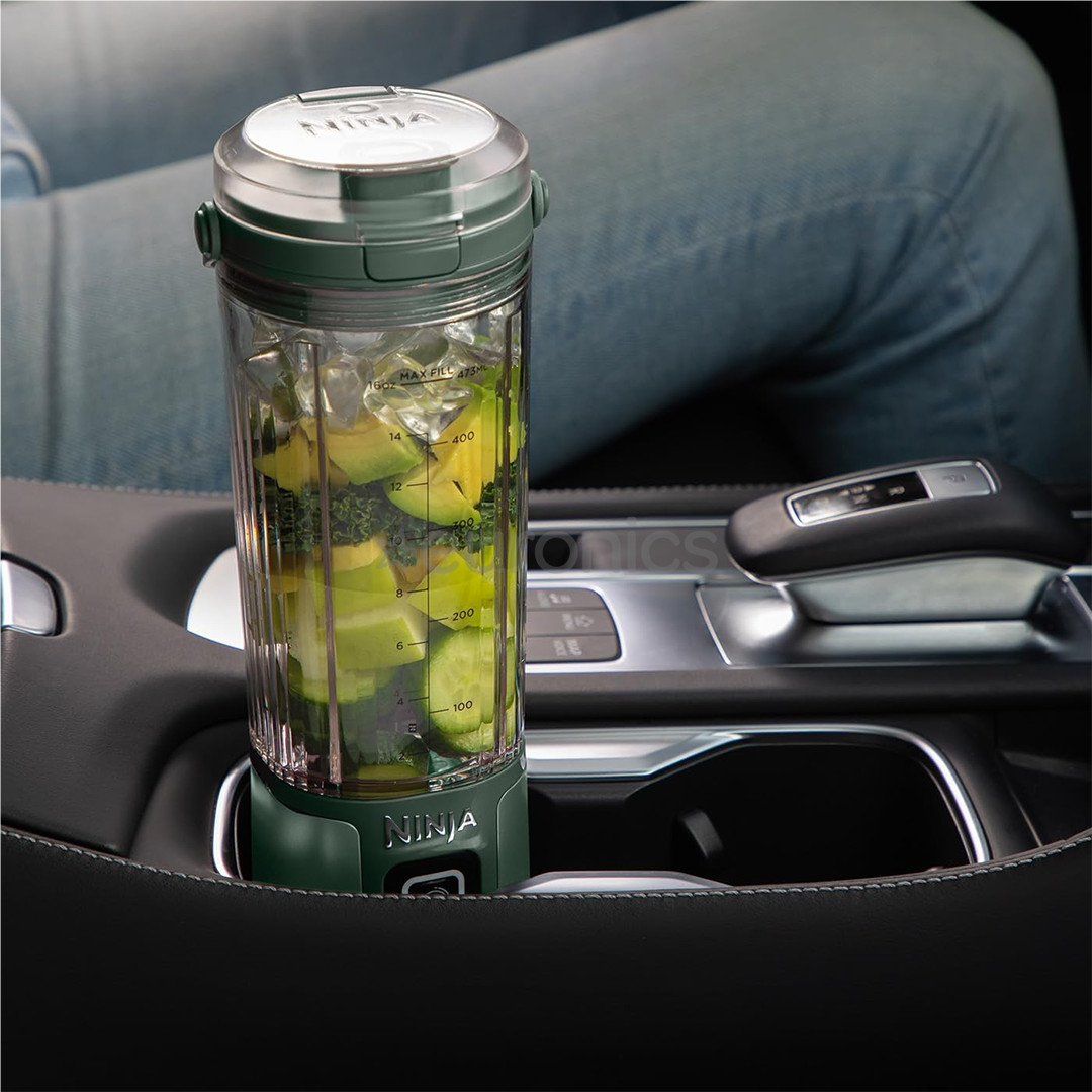 Ninja Blast, zaļa - Portatīvais bezvadu blenderis