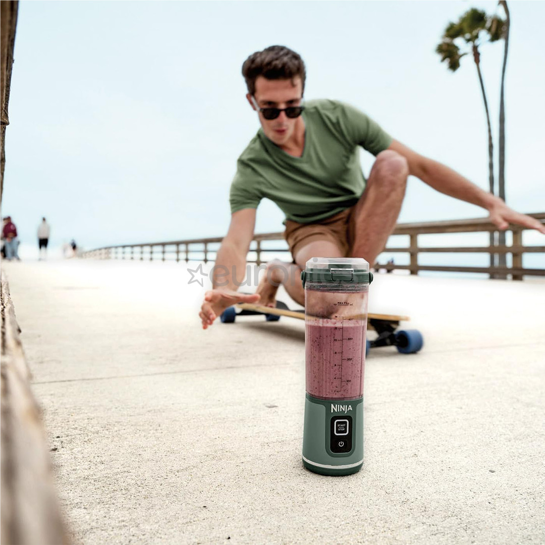 Ninja Blast, zaļa - Portatīvais bezvadu blenderis