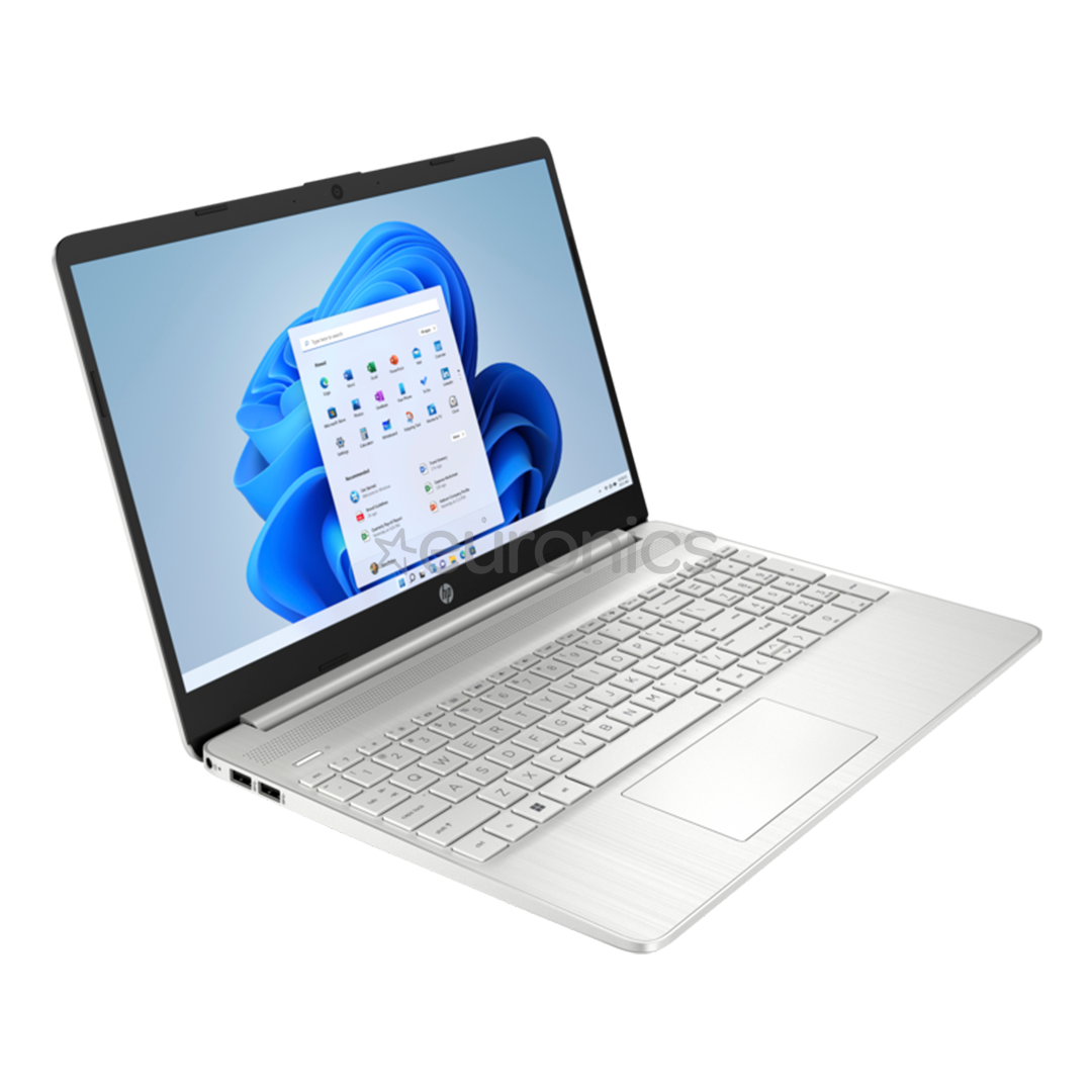 HP Laptop 15s-eq2020ny, 15,6'', FHD, Ryzen 7, 16 GB, 512 GB, sudraba - Portatīvais dators