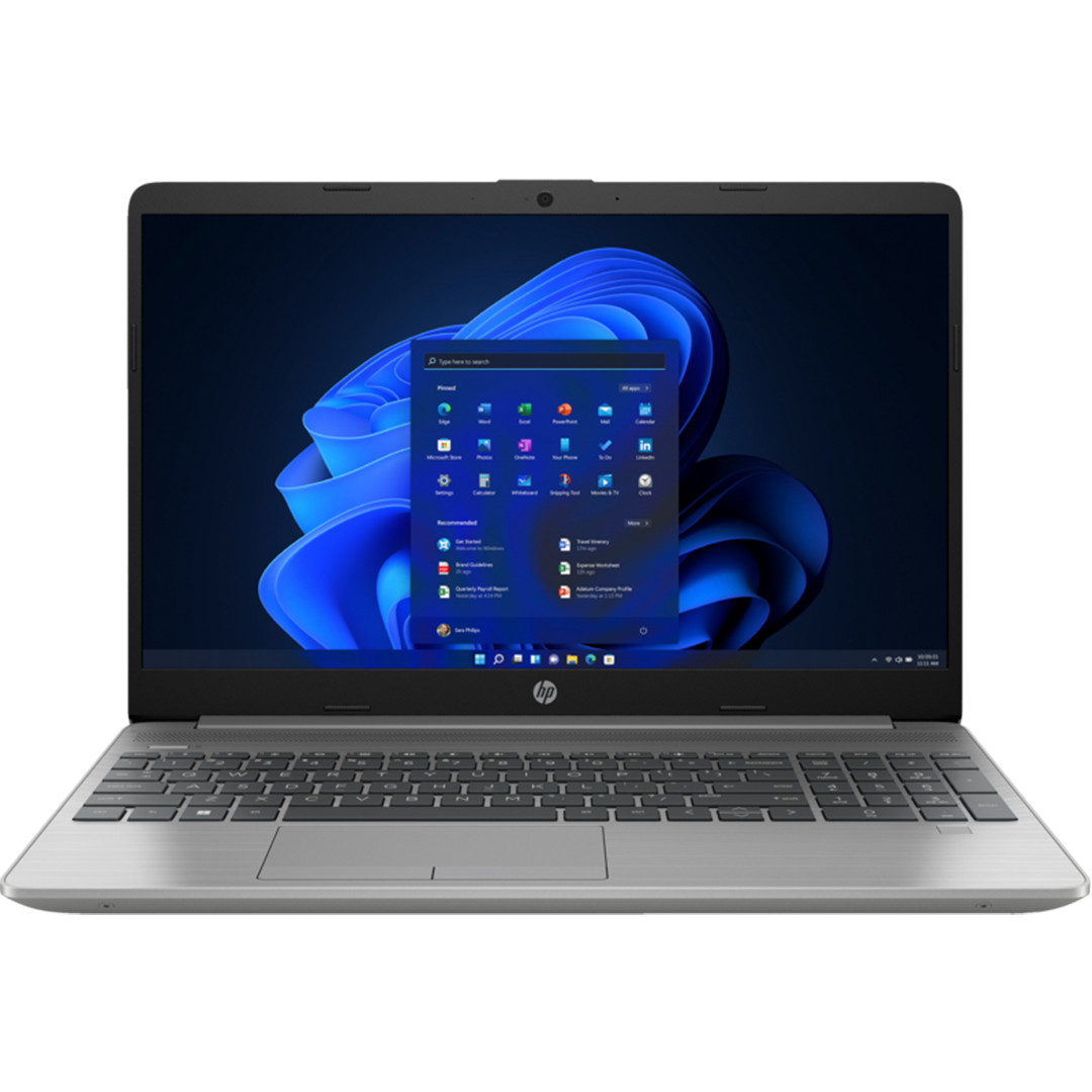 HP 255 G9, 15,6'', FHD, Ryzen 5, 8 GB, 512 GB, sudraba - Portatīvais dators