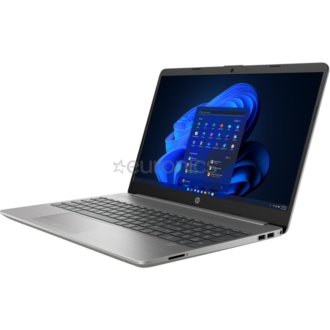 HP 255 G9, 15,6'', FHD, Ryzen 5, 8 ГБ, 512 ГБ, серебристый - Ноутбук