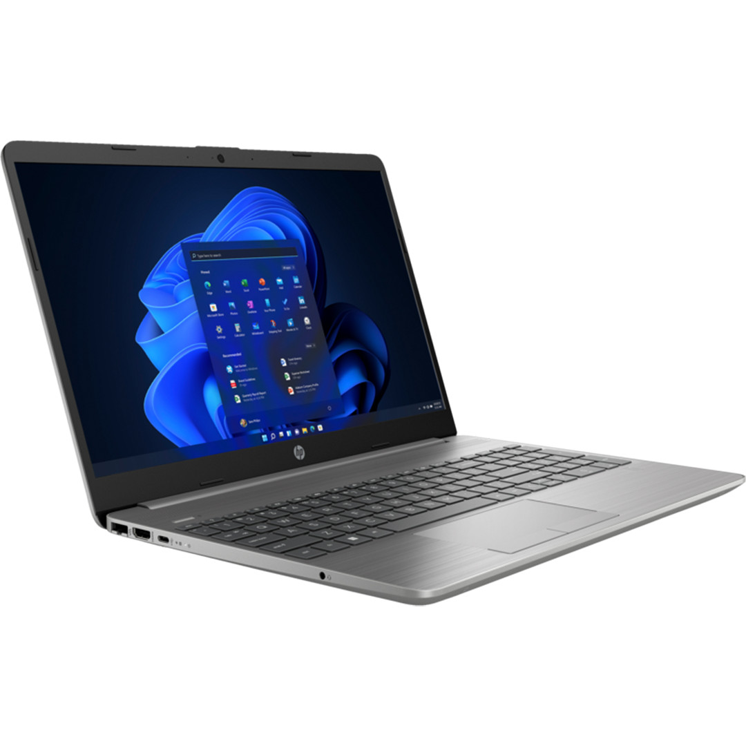 HP 255 G9, 15,6'', FHD, Ryzen 5, 8 GB, 512 GB, sudraba - Portatīvais dators