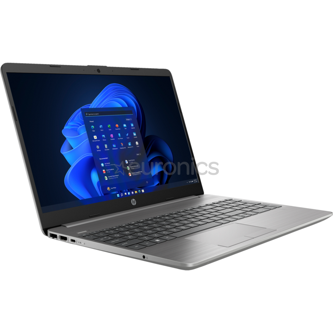 HP 255 G9, 15,6'', FHD, Ryzen 5, 8 ГБ, 512 ГБ, серебристый - Ноутбук