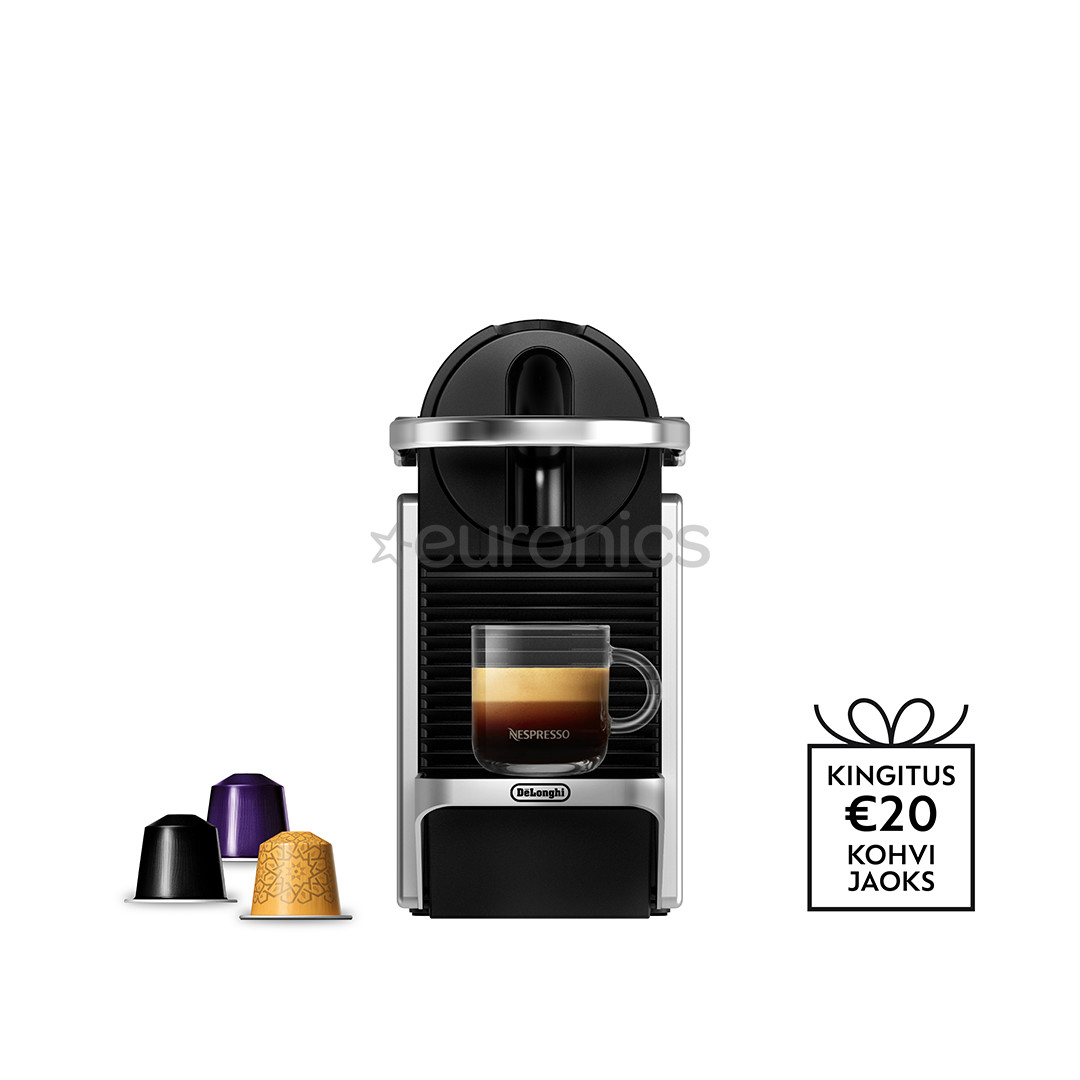 Nespresso Pixie, sudraba - Kapsulu kafijas automāts
