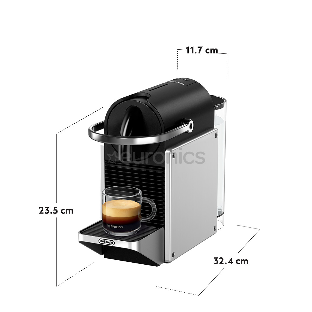 Nespresso Pixie, sudraba - Kapsulu kafijas automāts