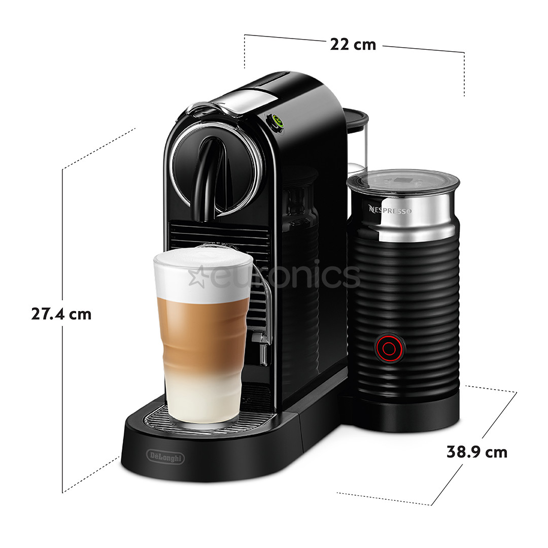 Nespresso Citiz Milk, black - Capsule coffee machine