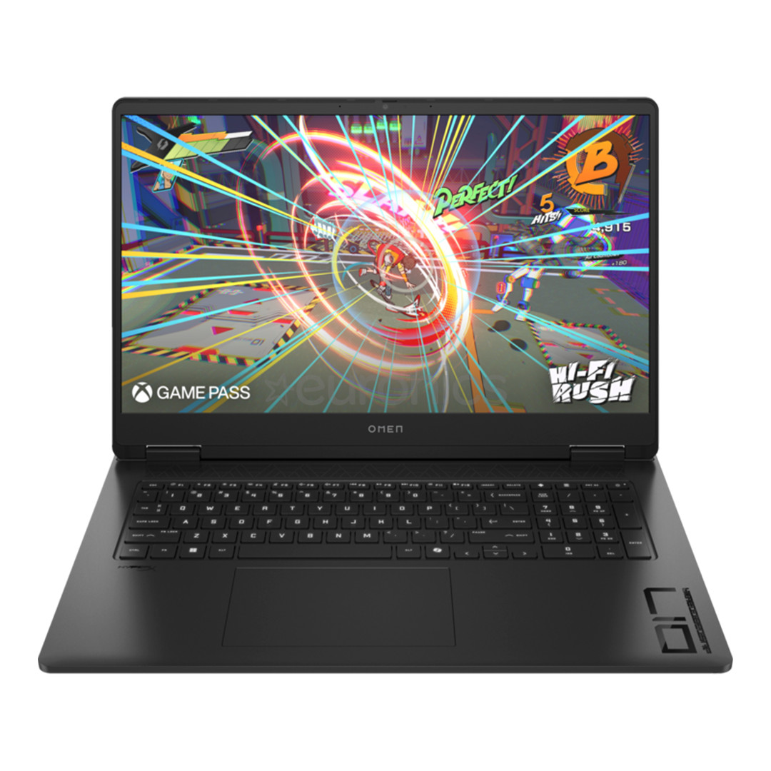 HP OMEN Gaming Laptop 17-db0030ny, 17,3'', IPS, 240 Hz, Ryzen 7, 16 GB, 1 TB, RTX 4070, ENG, melna - Portatīvais dators