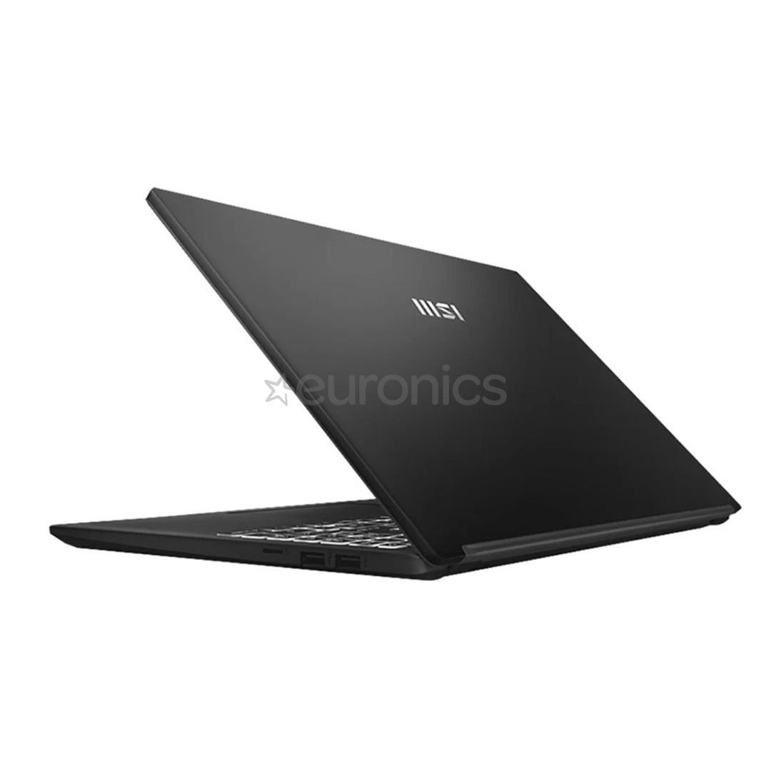 MSI Modern 15 B12M, 15,6'', FHD, i7, 16 ГБ, 512 ГБ, ENG, черный - Ноутбук